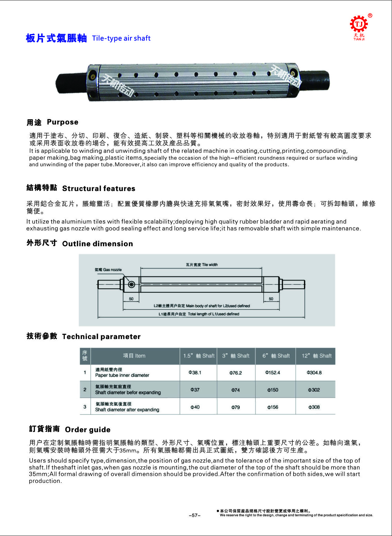 單色柔版印刷機(jī)板式氣脹軸解析